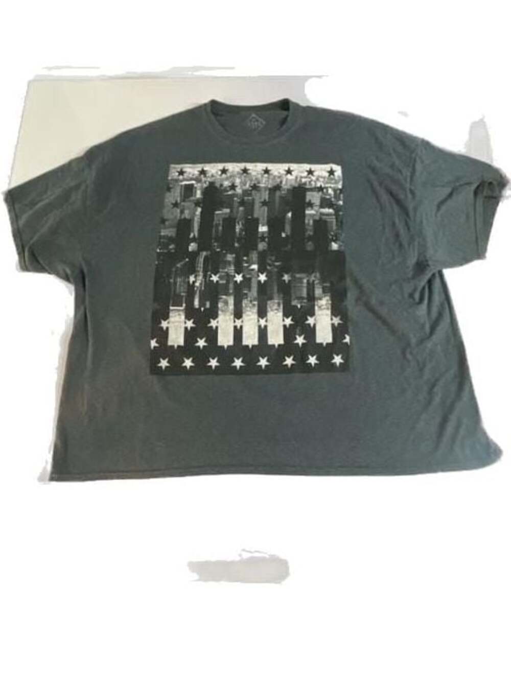 Well Worn Los Angeles Gray Cityscape Star Graphic T-Shirt Size 3XL